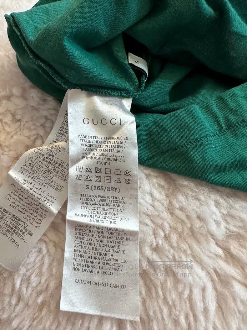 Gucci Gucci Green short sleeves Size S / US 4 / IT 40 - 3 Thumbnail