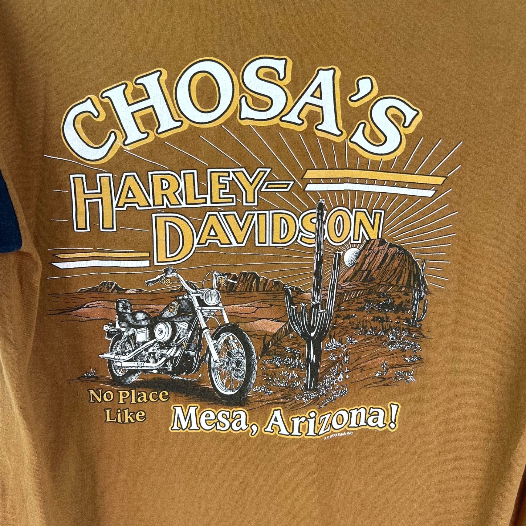 Harley Davidson VINTAGE Harley-Davidson 1995 Motorcycle Graphic T-Shirt Brown XL Mens Size US XL / EU 56 / 4 - 5 Thumbnail