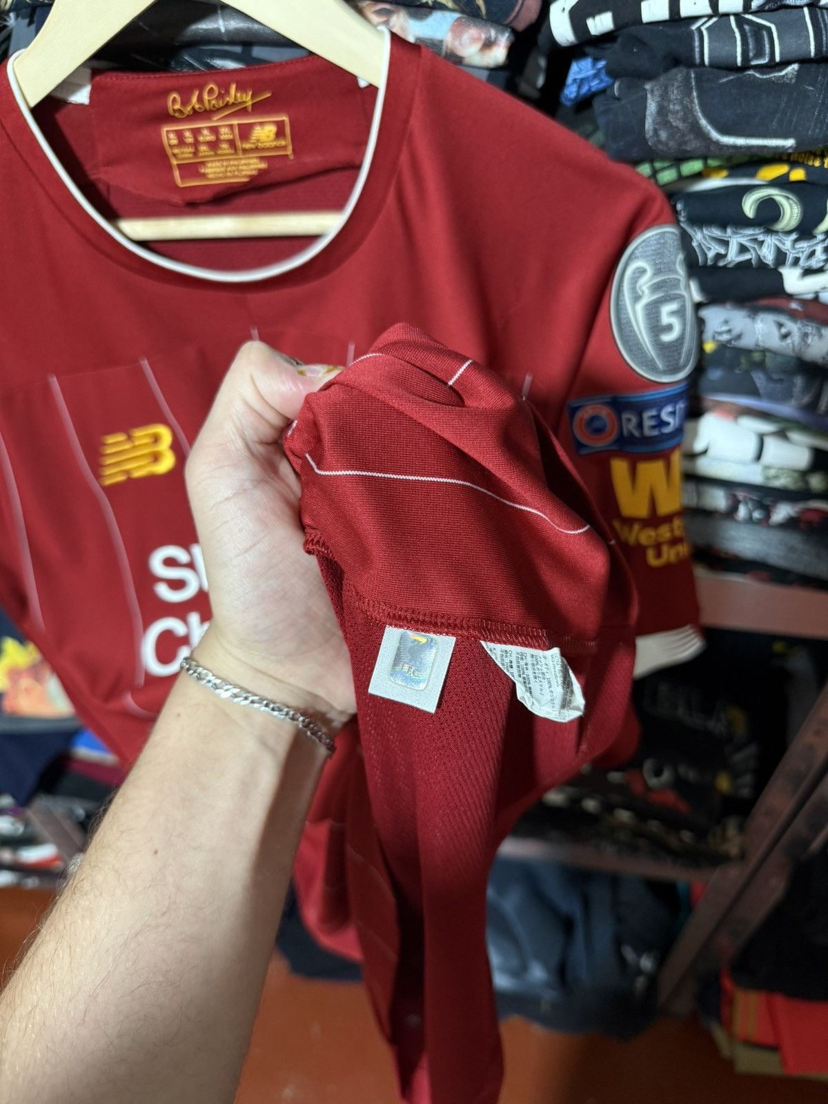 New Balance Rare New Balance FC Liverpool VIRGIL Champions League Jersey Size US XL / EU 56 / 4 - 10 Thumbnail