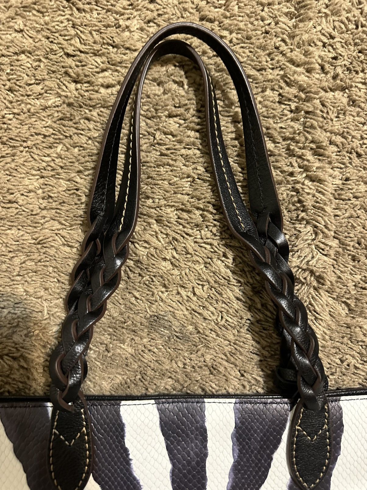 Brighton Vintage Brighton Africa stories “zebra print” purse Size ONE SIZE - 5 Thumbnail