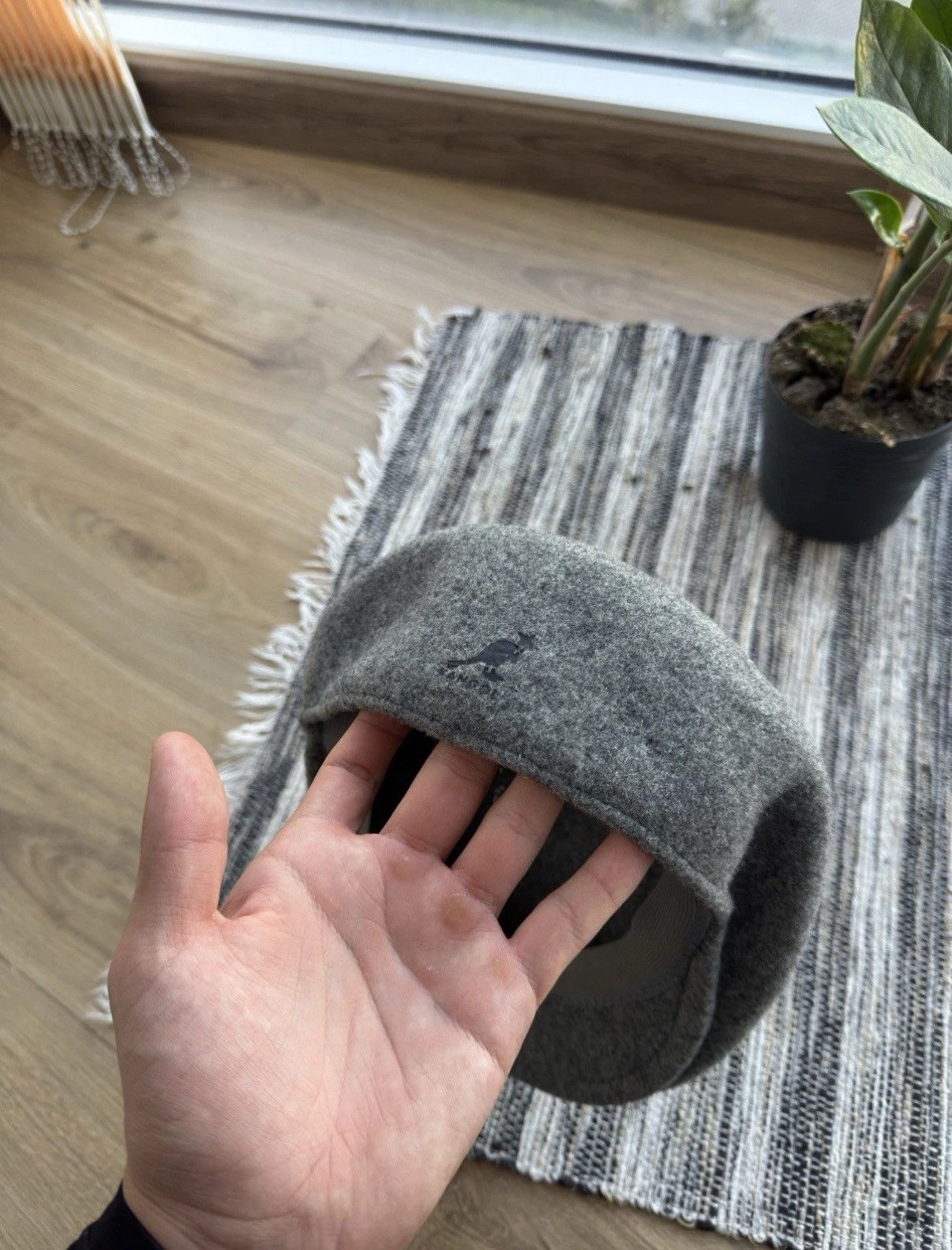 Kangol Kangol Vintage Wool Flat Berett Cap Grey One Size men M Size ONE SIZE - 2 Thumbnail