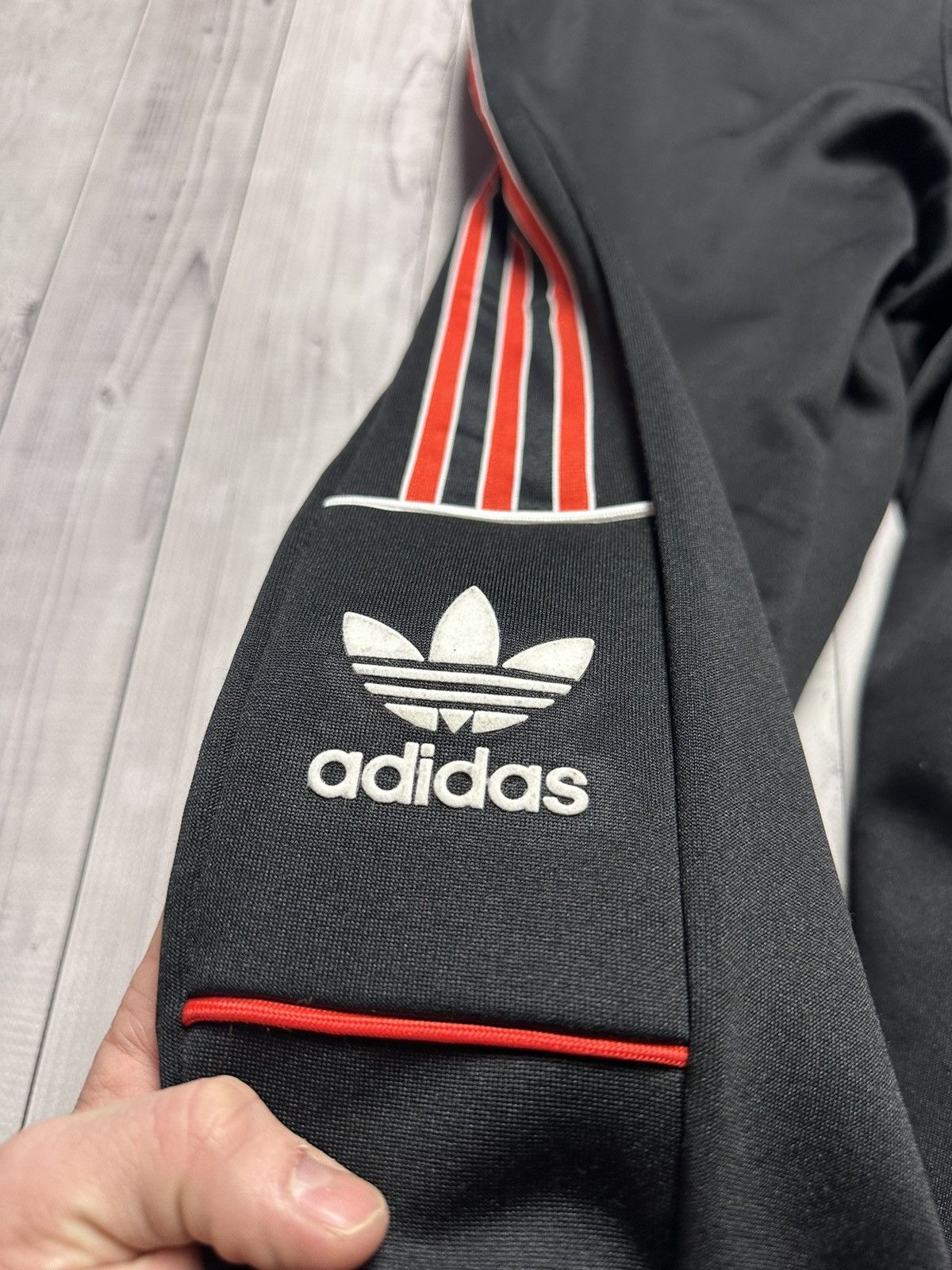 Vintage Vintage retro Manchester United Adidas soccer joggers size L Size US 34 / EU 50 - 8 Thumbnail