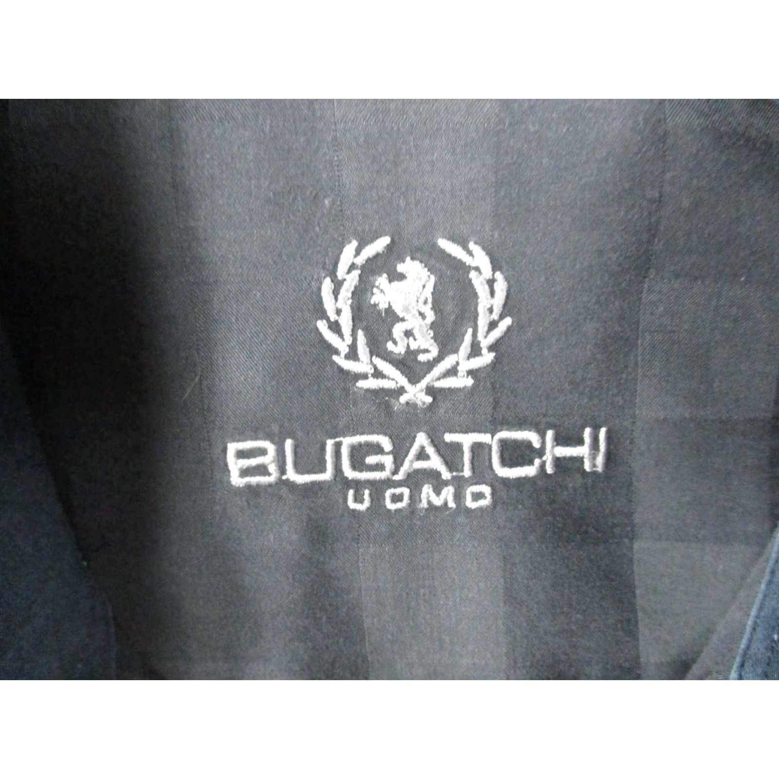 BUGATCHI Bugatchi Uomo Shirt Large Men Classic Fit Black Geometric Long Sleeve Button Up Size US L / EU 52-54 / 3 - 3 Thumbnail