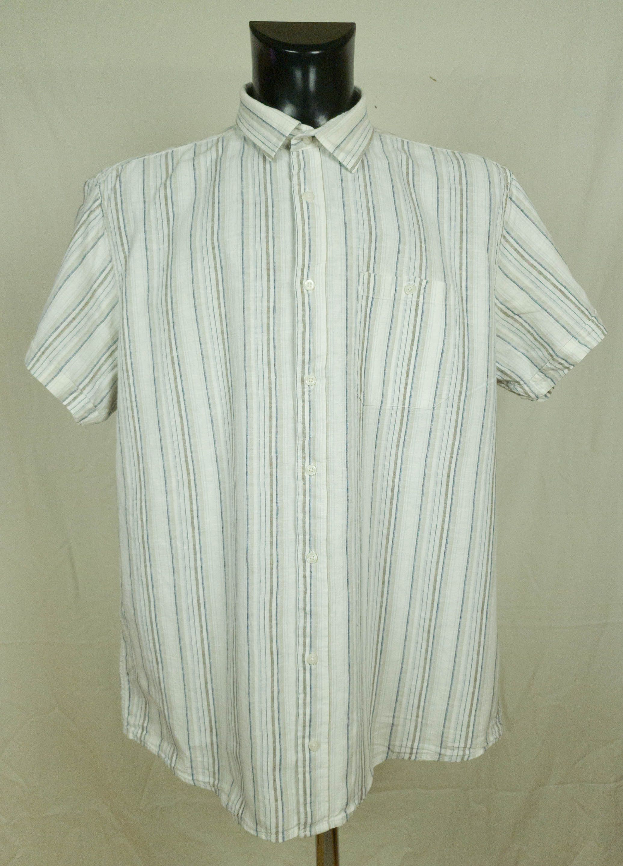 Other DRESSMANN SHIRT SHORT SLEEVE LINEN COTTON SIZE XXL VGC Size US XXL / EU 58 / 5 - 1 Thumbnail