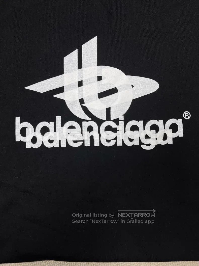 Balenciaga Balenciaga Letter Print Round Neck Short Sleeve T-Shirt Size US S / EU 44-46 / 1 - 3 Thumbnail