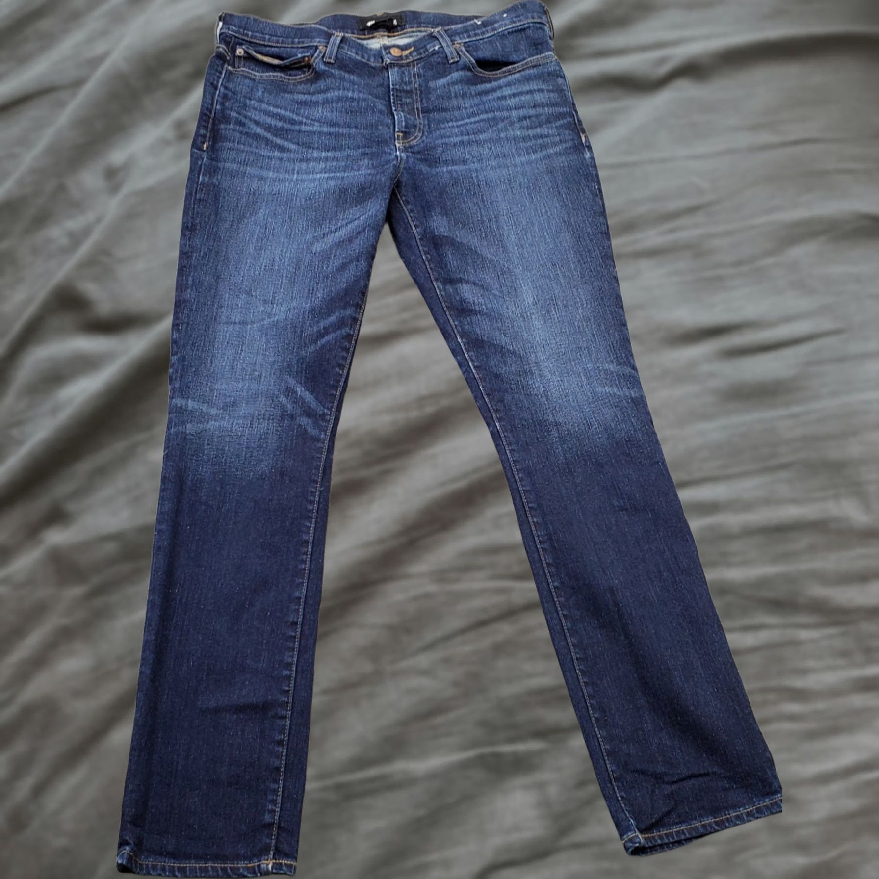 Madewell Madewell Mens Navy Denim Skinny Jeans 36x32 Slim Fit Mid Rise Stretch Size US 36 / EU 52 - 1 Thumbnail