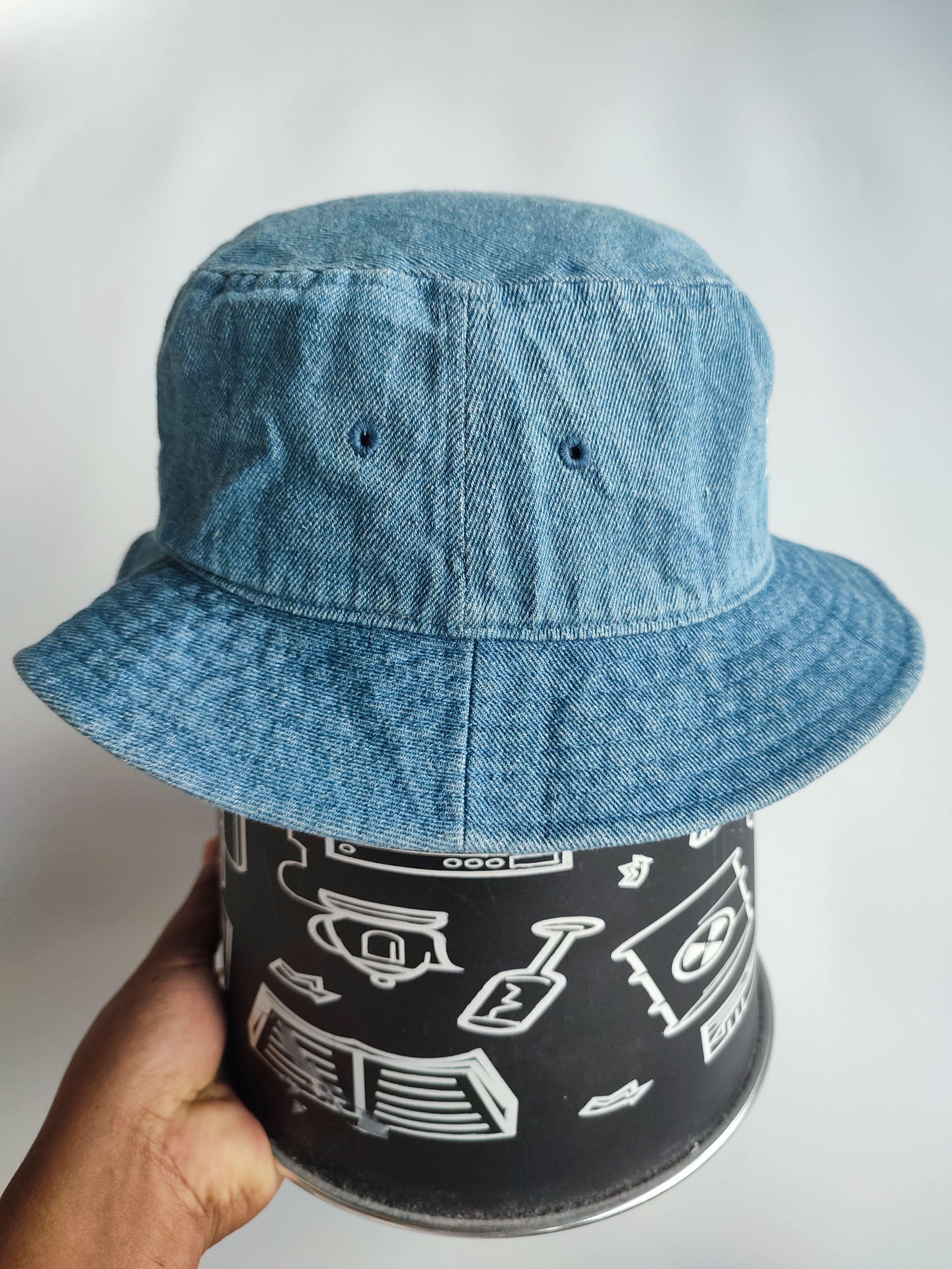 Stussy STUSSY X STREETWEAR DENIM BUCKET HAT Size ONE SIZE - 3 Thumbnail