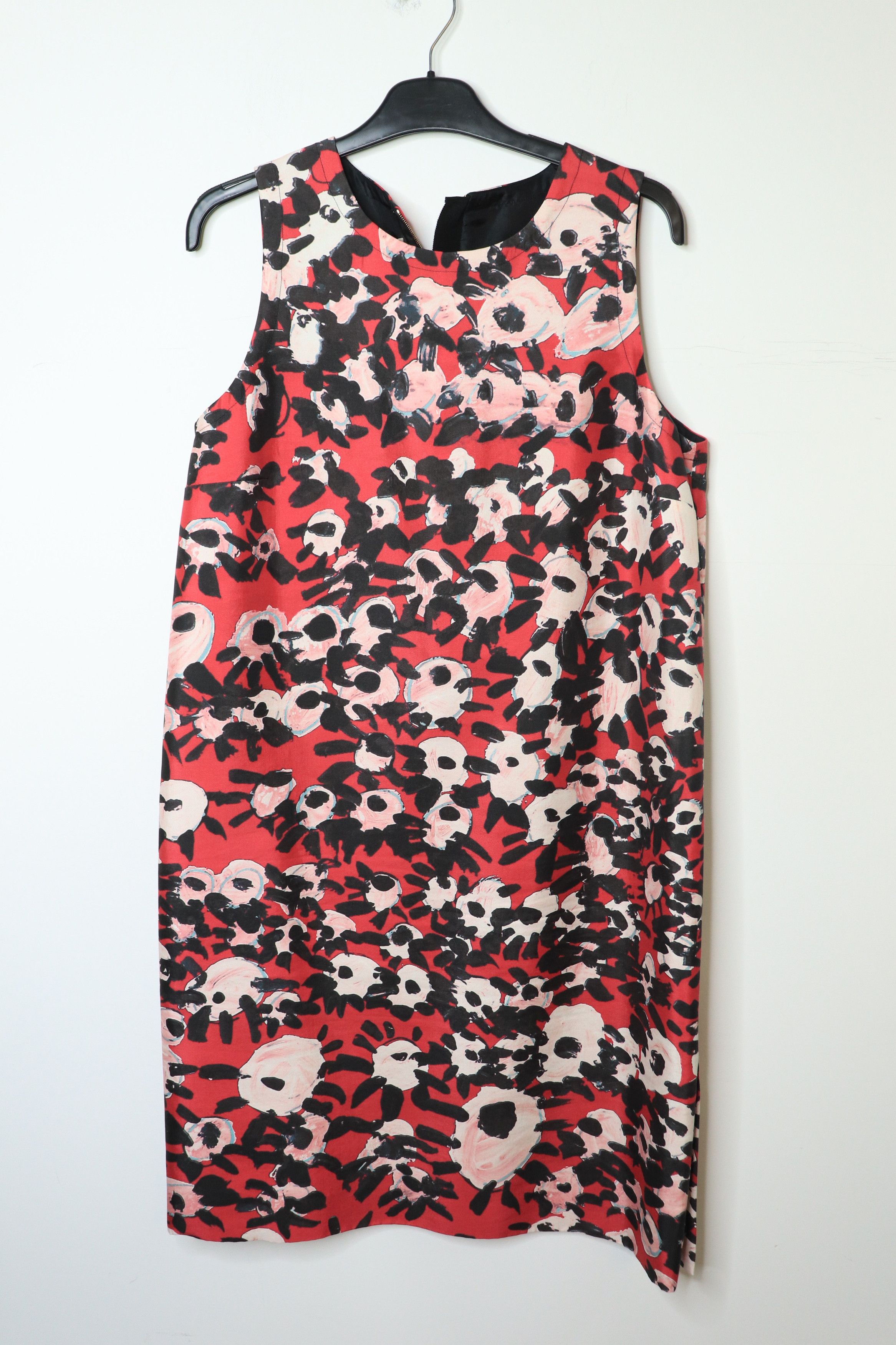 Marni Pink sleeveless printed midi dress - UK 10 Size M / US 6-8 / IT 42-44 - 1 Thumbnail