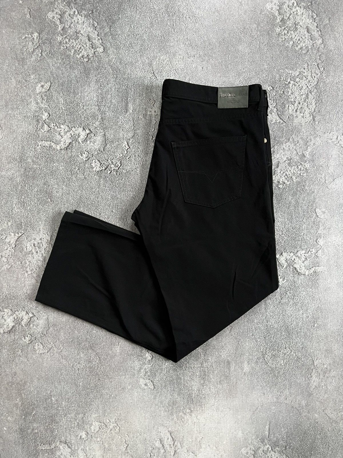 Versace Versace Jeans Couture Men’s Black Chino Pants Size IT 52 Size US 38 / EU 54 - 1 Thumbnail
