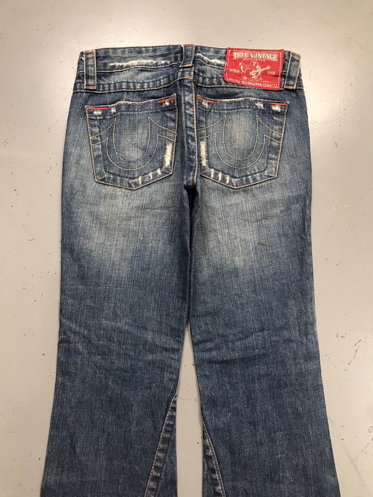 Designer Vintage true vintage distressed bootcut denim Size 30" / US 8 / IT 44 - 12 Thumbnail
