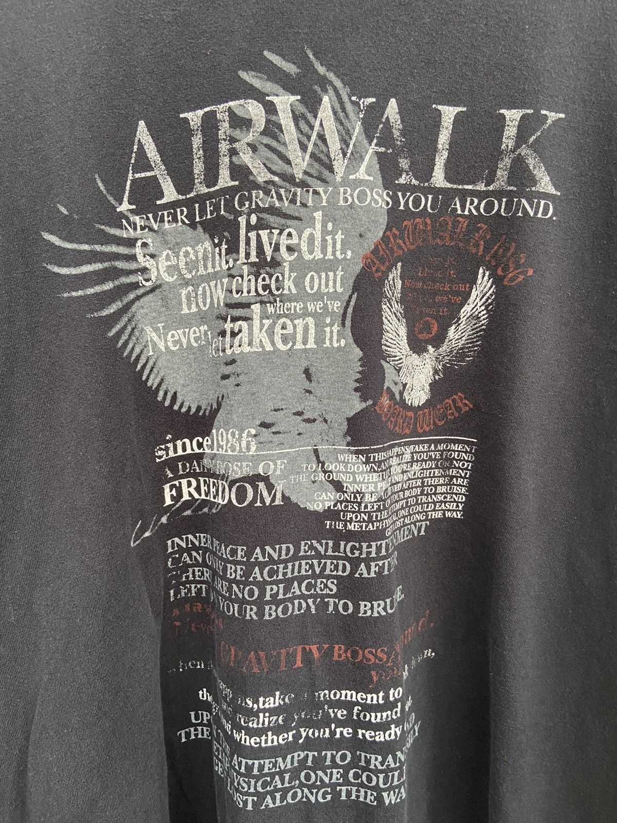 Airwalk 🔥 Vintage y2k Airwalk t shirt double sleeve Size US XL / EU 56 / 4 - 4 Thumbnail
