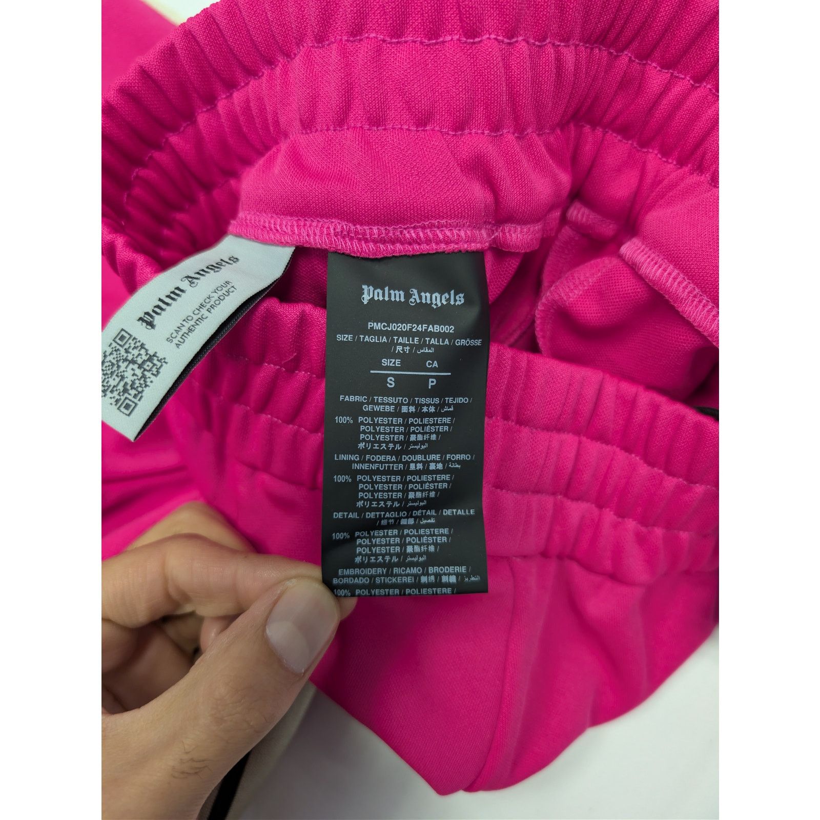 Palm Angels o1rshd1 Classic Logo Track Pants in PA Fuchsia Fluo Size US 30 / EU 46 - 17 Thumbnail