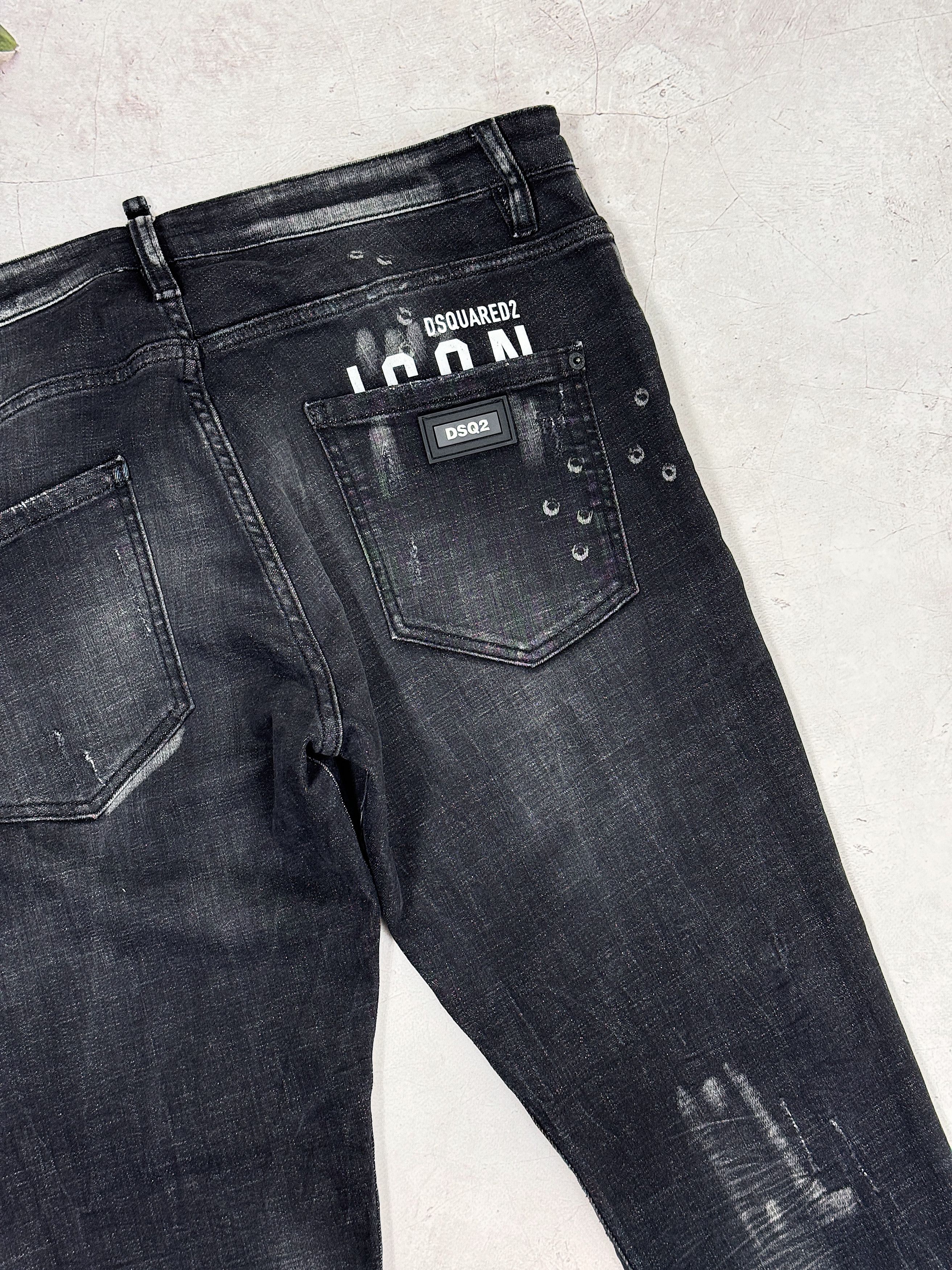 Dsquared2 Dsquared2 Denim Pants Tidy Biker Jeans Distressed Black Size US 36 / EU 52 - 13 Thumbnail