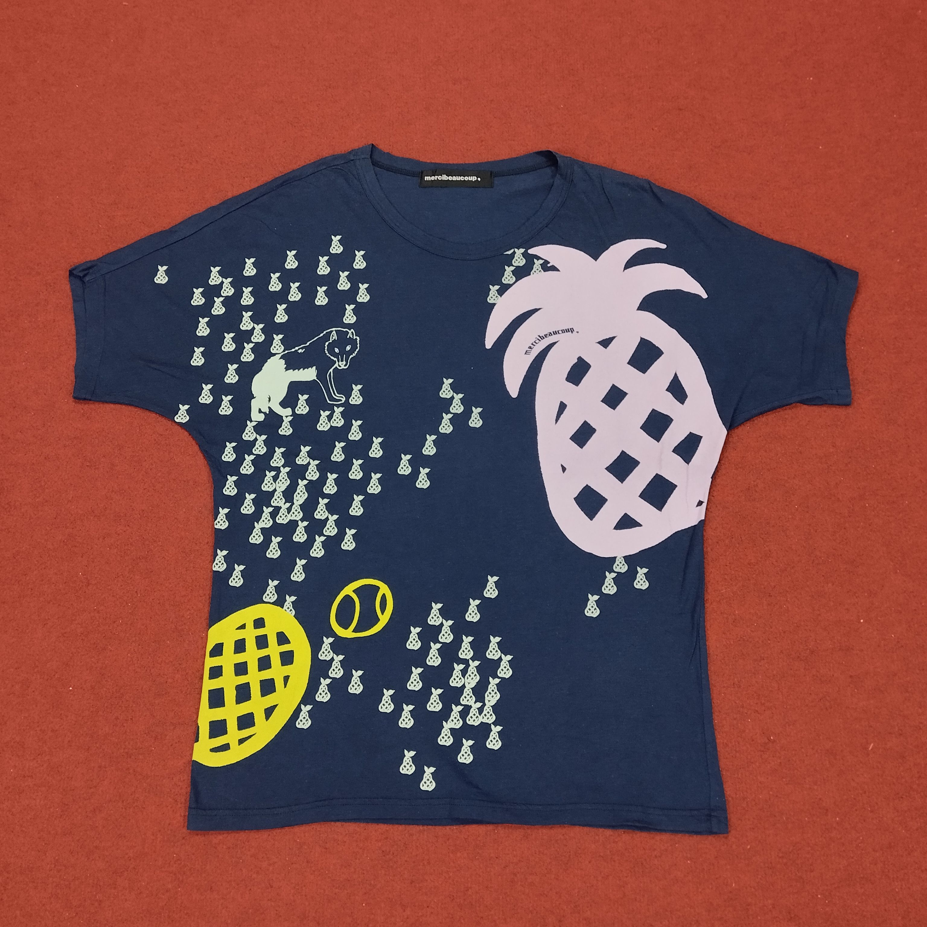 Issey Miyake × Vintage × mercibeaucoup Mercibeaucoup Designer Tshirt Rare Design Fashion Style Size L / US 10 / IT 46 - 1 Thumbnail