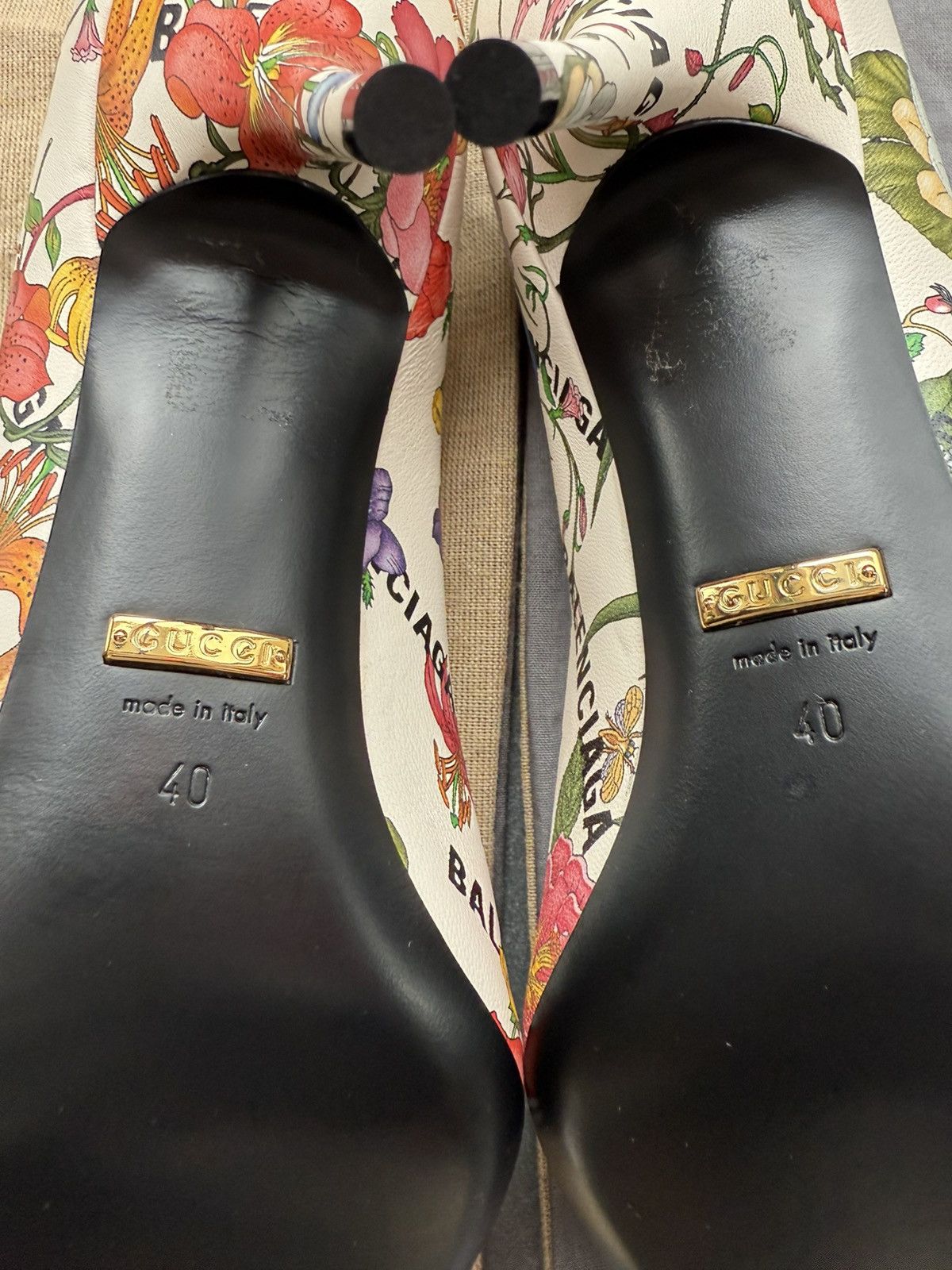 Balenciaga × Gucci Gucci Balenciaga The Hacker Project Knife Pump Heels Size US 10 / IT 40 - 8 Thumbnail