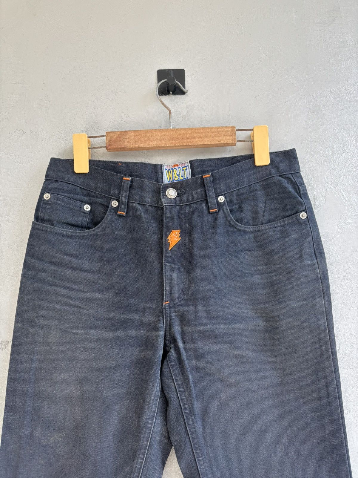 W&LT W&LT F/W1998 - 1999 “believe” runway flared denim Size US 31 - 6 Thumbnail