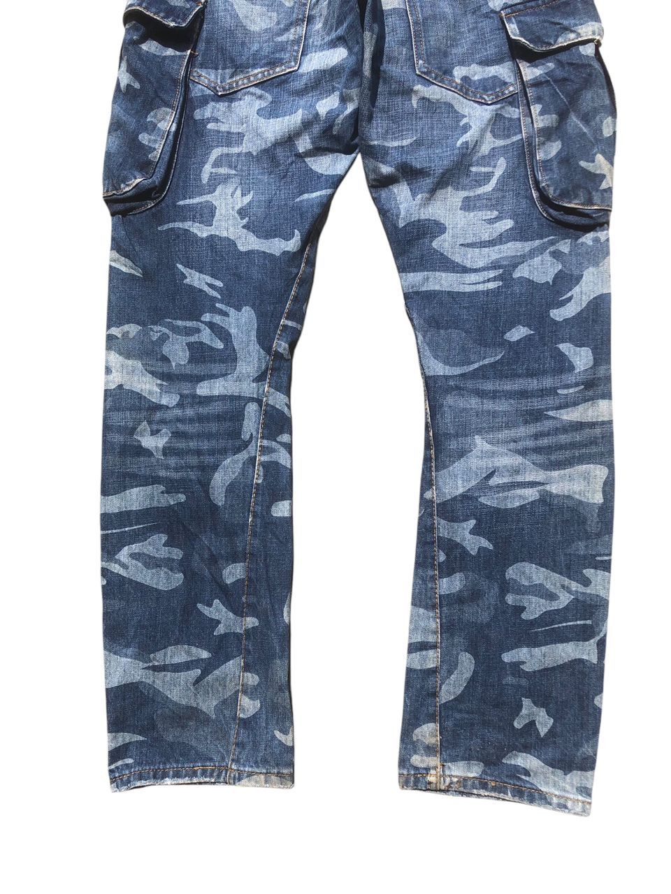 Dsquared2 × Vintage 🇮🇹 Vintage Dsquared2 Cargo Pants Camouflage Made In Italy Size US 33 - 9 Thumbnail