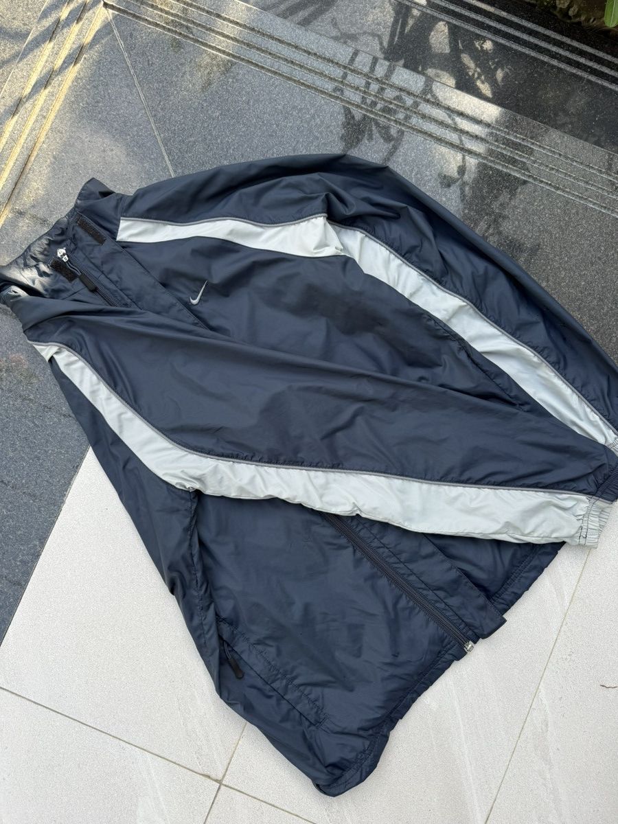 Nike 90’s NIKE RARE SWOOSH Y2K RETROLOGO VINTAGE NYLON ZIP JACKET Size US M / EU 48-50 / 2 - 19 Thumbnail