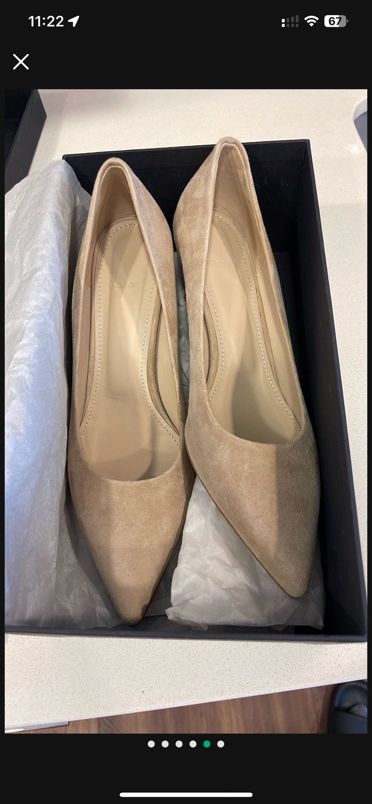 Theory Theory City 55 Pump in Suede Size US 7.5 / IT 37.5 - 5 Thumbnail