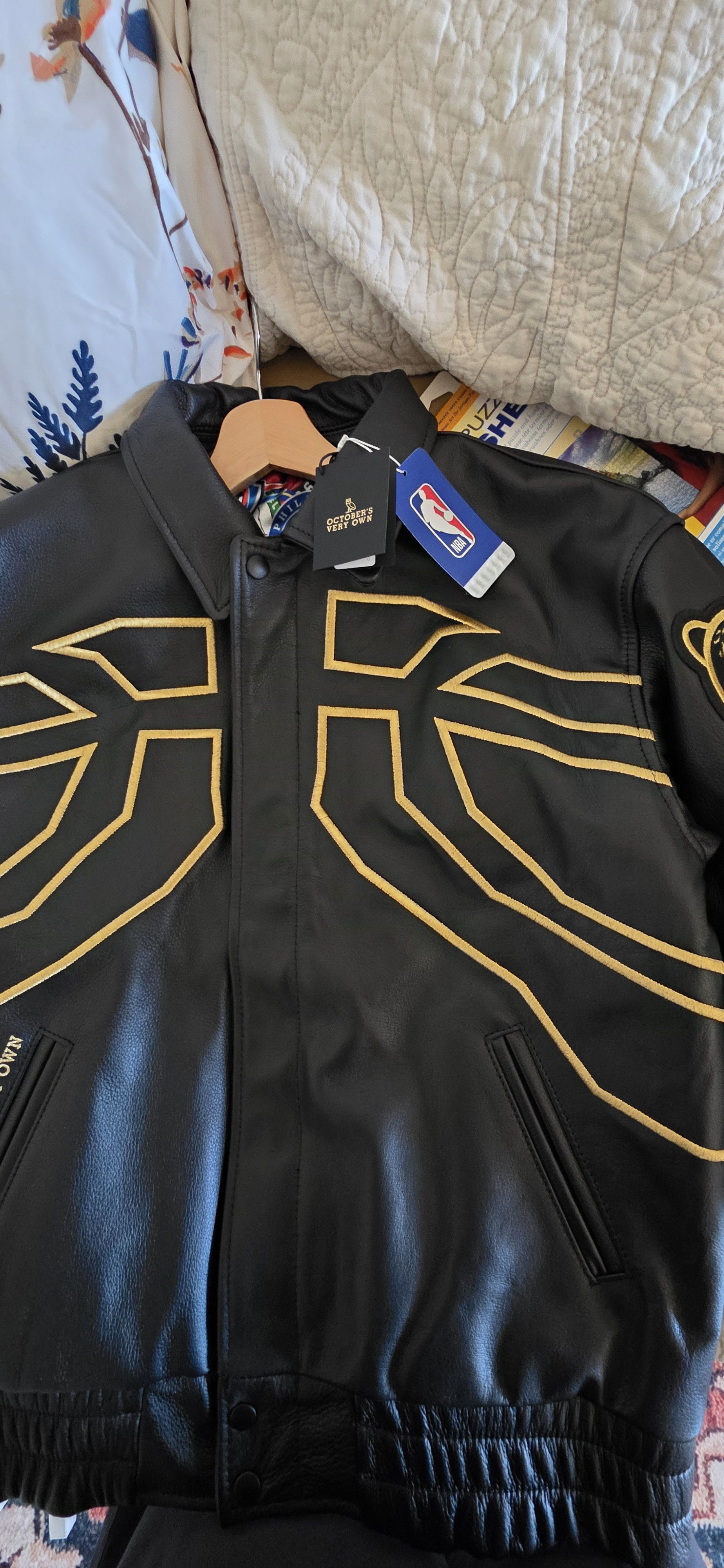 NBA × October's Very Own NBA ONE GAME INTERNATIONAL VARSITY JACKET Size US M / EU 48-50 / 2 - 8 Thumbnail