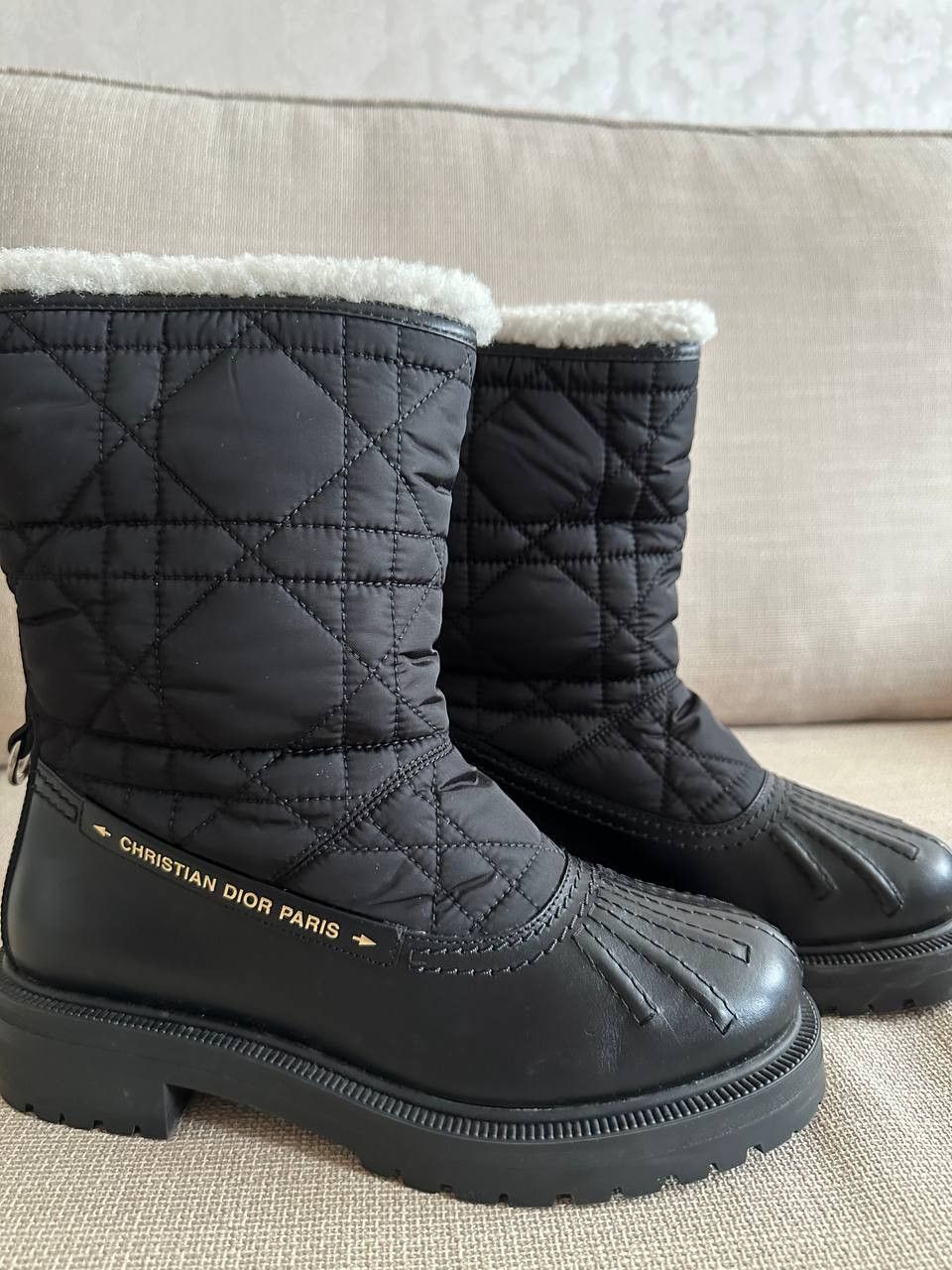 Dior Christian Dior Ankle Black Boots Size US 8 / IT 38 - 2 Thumbnail