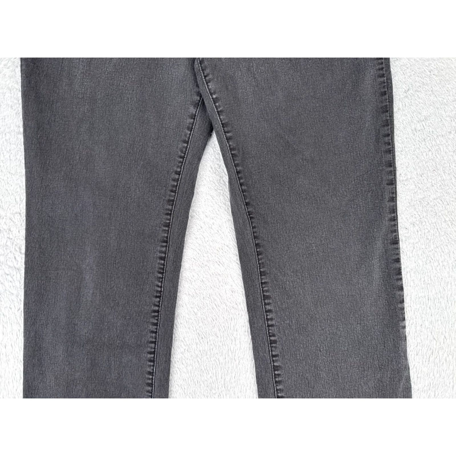Basic Editions Basic Editions Jeans Womens 12 Black Denim Bootcut Mid Rise Cotton Blend 32x27 Size 34" / US 12 / IT 48 - 3 Thumbnail