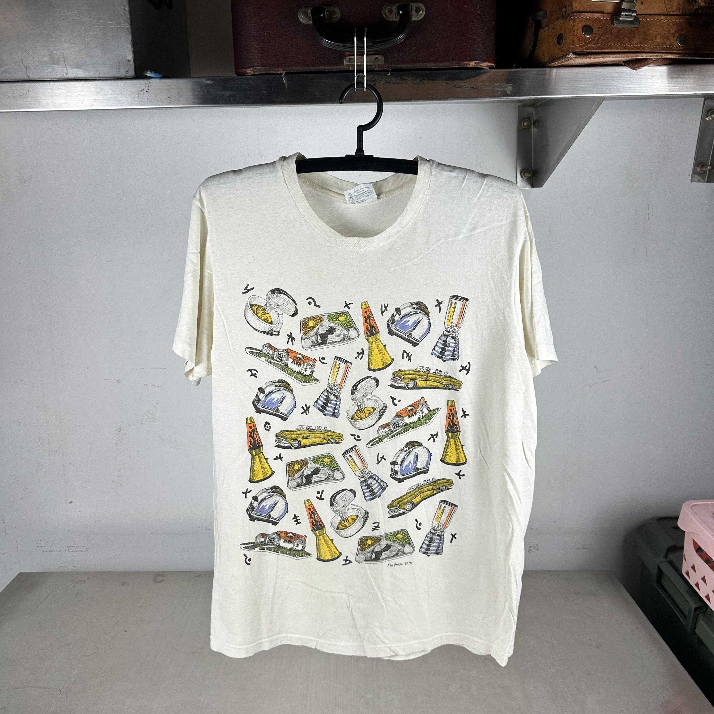 Vintage Vintage 1998 Coop Poster Pop Cheer Leader Devil Girl T