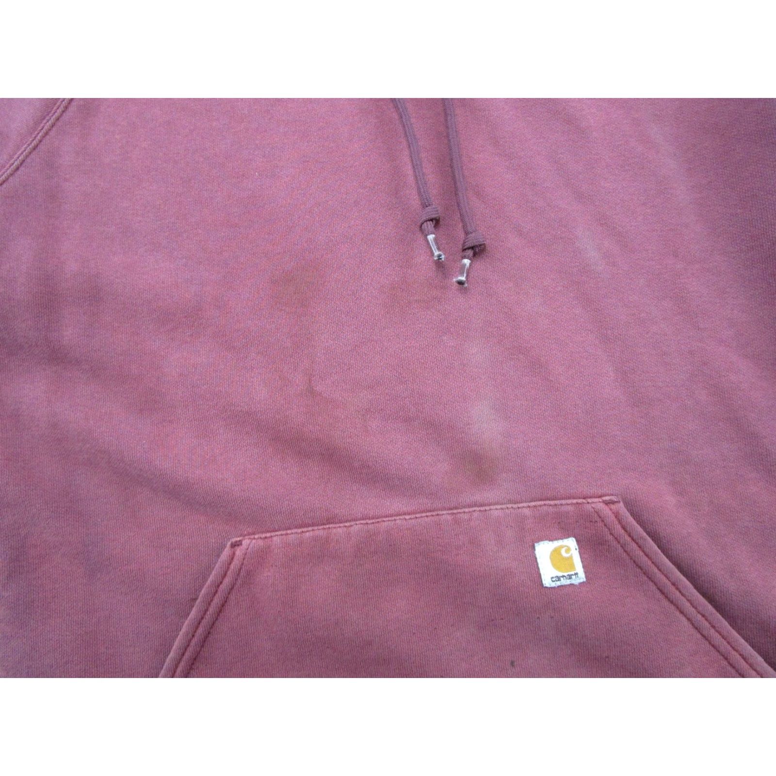 Carhartt VINTAGE Carhartt Hoodie Women XS Burgundy Red Sweatshirt WK184 Read Size XS / US 0-2 / IT 36-38 - 4 Thumbnail