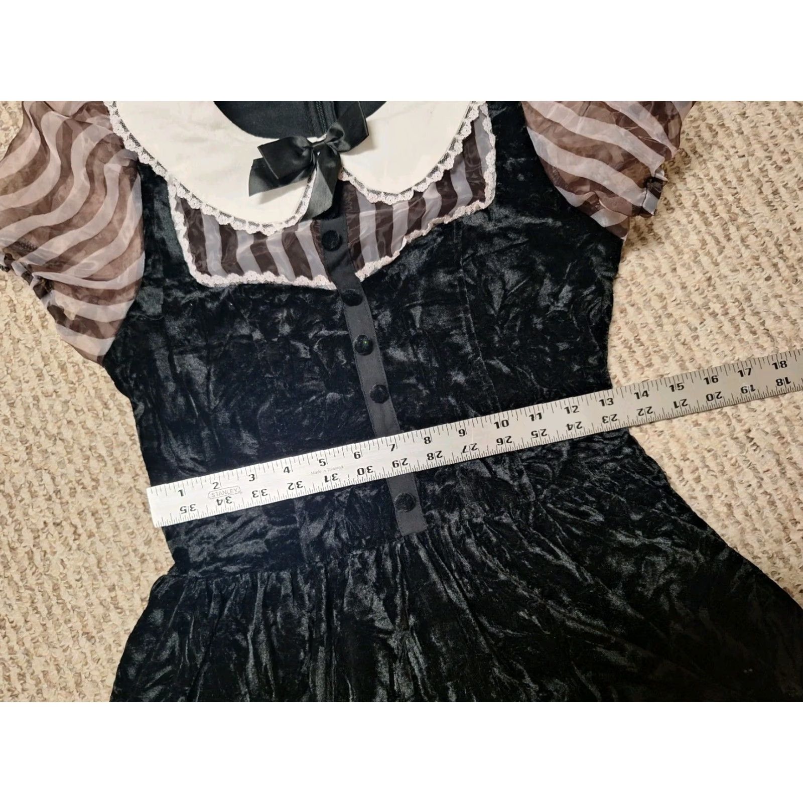Vintage Trickz N Treatz Goth School Girl Horror Halloween Emo Dress S Tops Black Girls S Size S / US 4 / IT 40 - 4 Thumbnail
