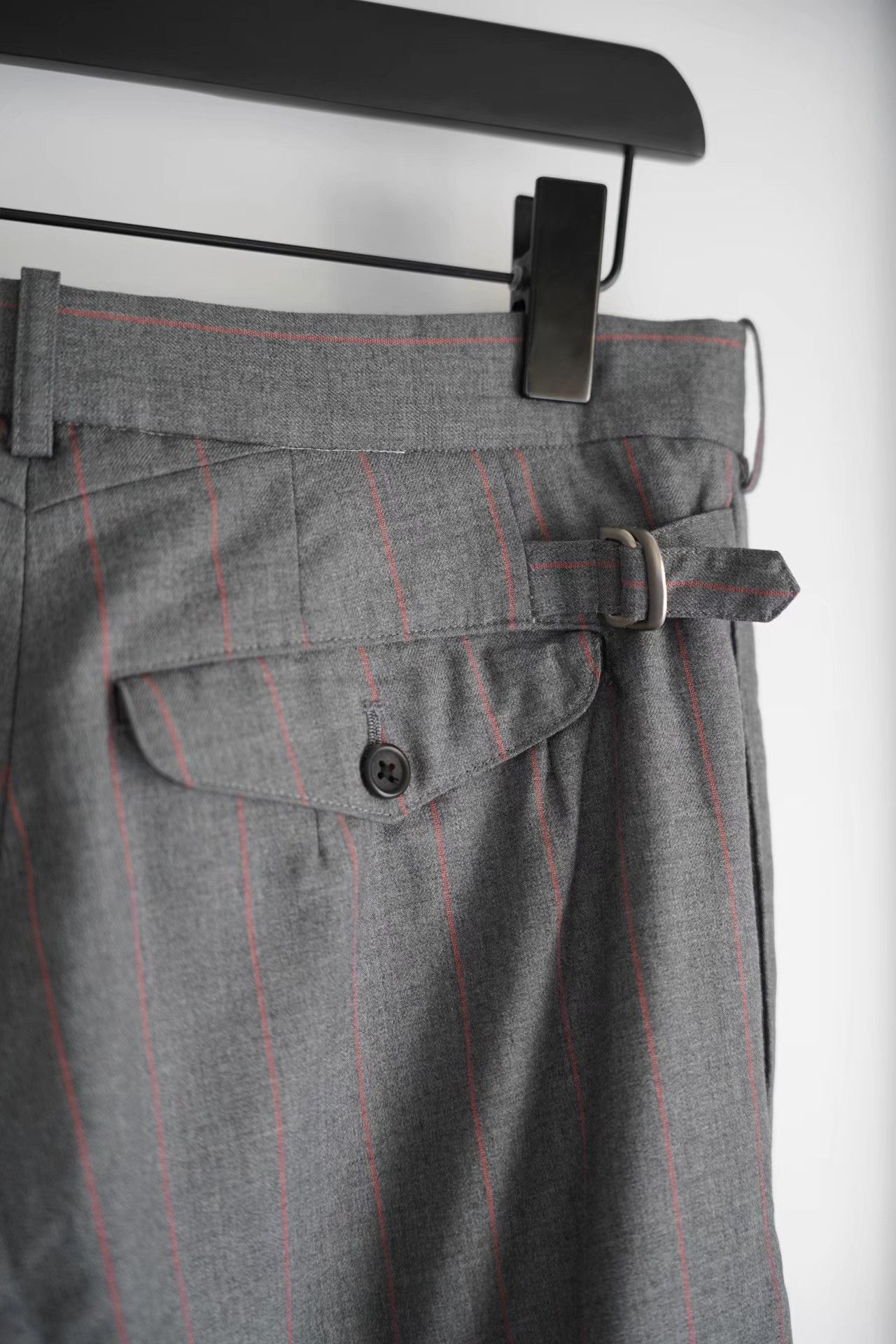 Yohji Yamamoto Yohji Yamamoto 95aw Gray & Orange Stripe Suit Set K4 Size US S / EU 44-46 / 1 - 7 Thumbnail