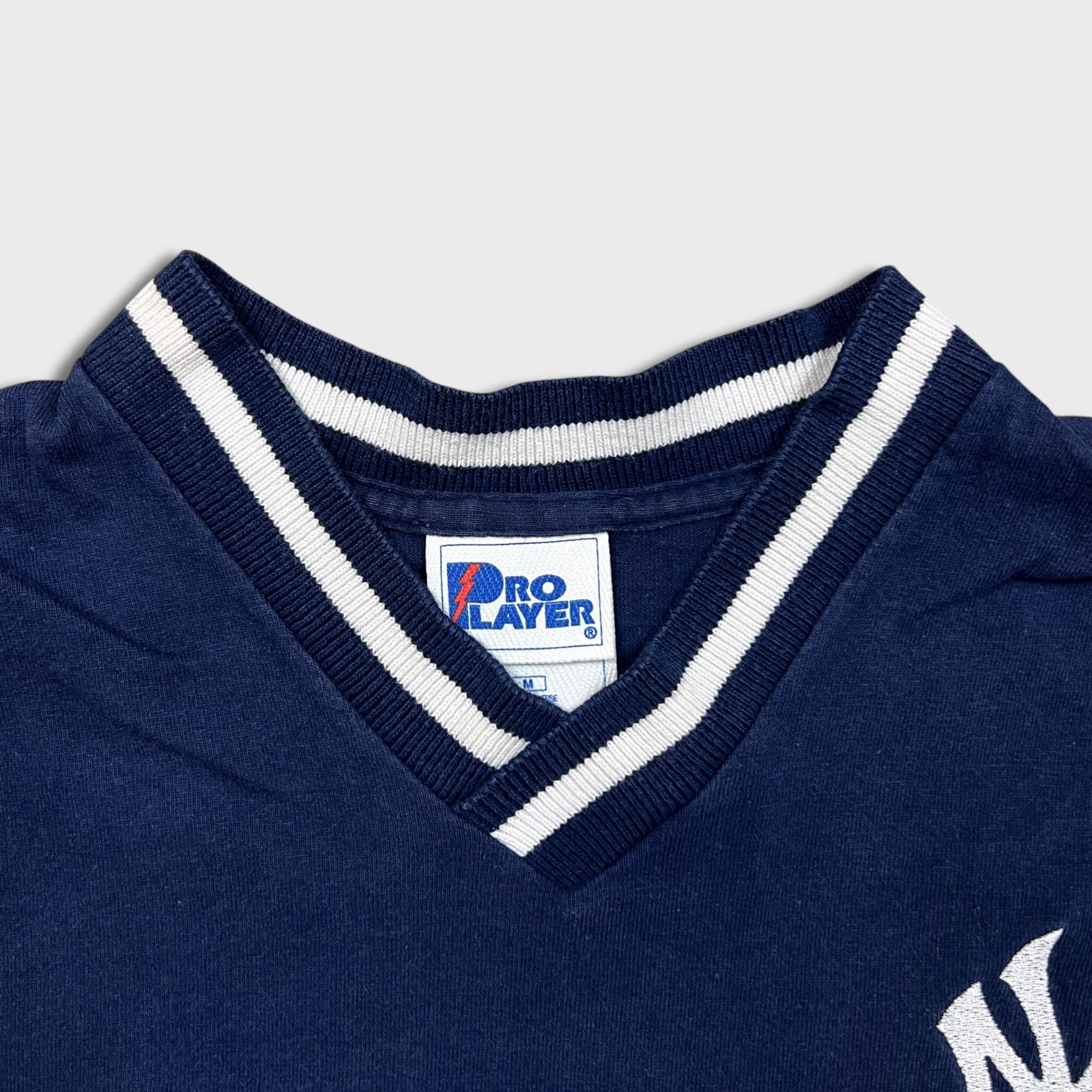 MLB × Pro Player × Vintage VTG 90s Pro Player New York Yankees T Shirt MLB Baseball Tee Size US M / EU 48-50 / 2 - 2 Thumbnail