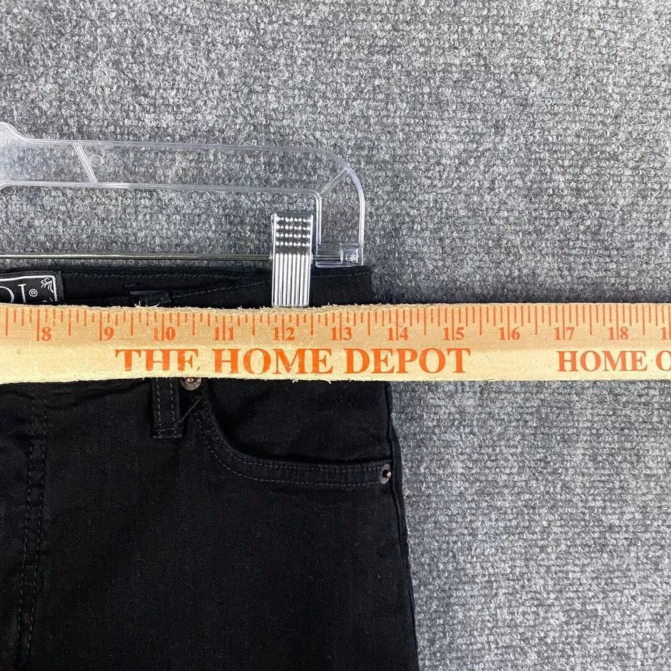 NYDJ NYDJ Jeans Women's Size 6 Capri High Rise Black Denim Adults Size 28" / US 6 / IT 42 - 3 Thumbnail
