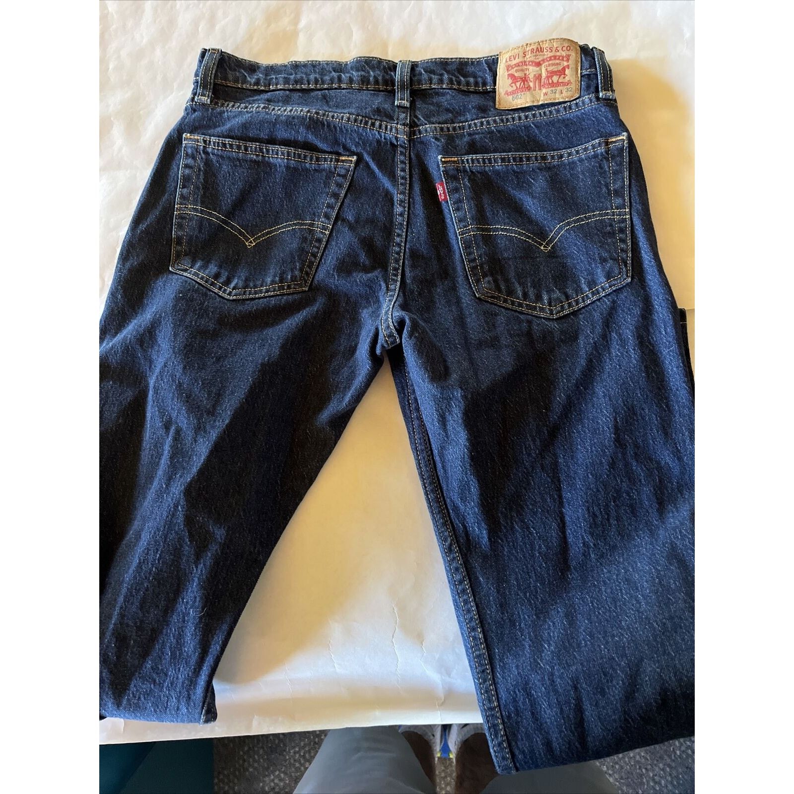 Levi's Levis 502 Mens Jeans Size 32x32 Dark Wash Blue Regular Fit Size US 32 / EU 48 - 10 Thumbnail