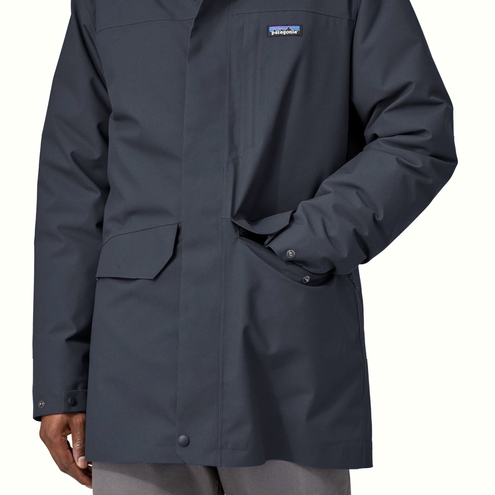Patagonia Patagonia Parka Jacket H2NO Rain 3-in-1 Puffer Tres 3-in-1 Parka Jacket Size L Mens Dark Blue न Size US L / EU 52-54 / 3 - 4 Thumbnail
