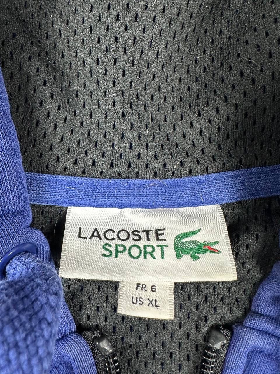 Lacoste Vintage Lacoste Full Zip Hoodie Y2K Hype Style Drill SK8 Size US XL / EU 56 / 4 - 10 Thumbnail