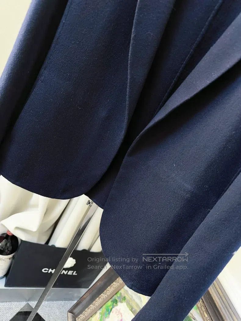 Loro Piana Loro Piana Navy Blue Cashmere Blazer Size XS / US 0-2 / IT 36-38 - 3 Thumbnail