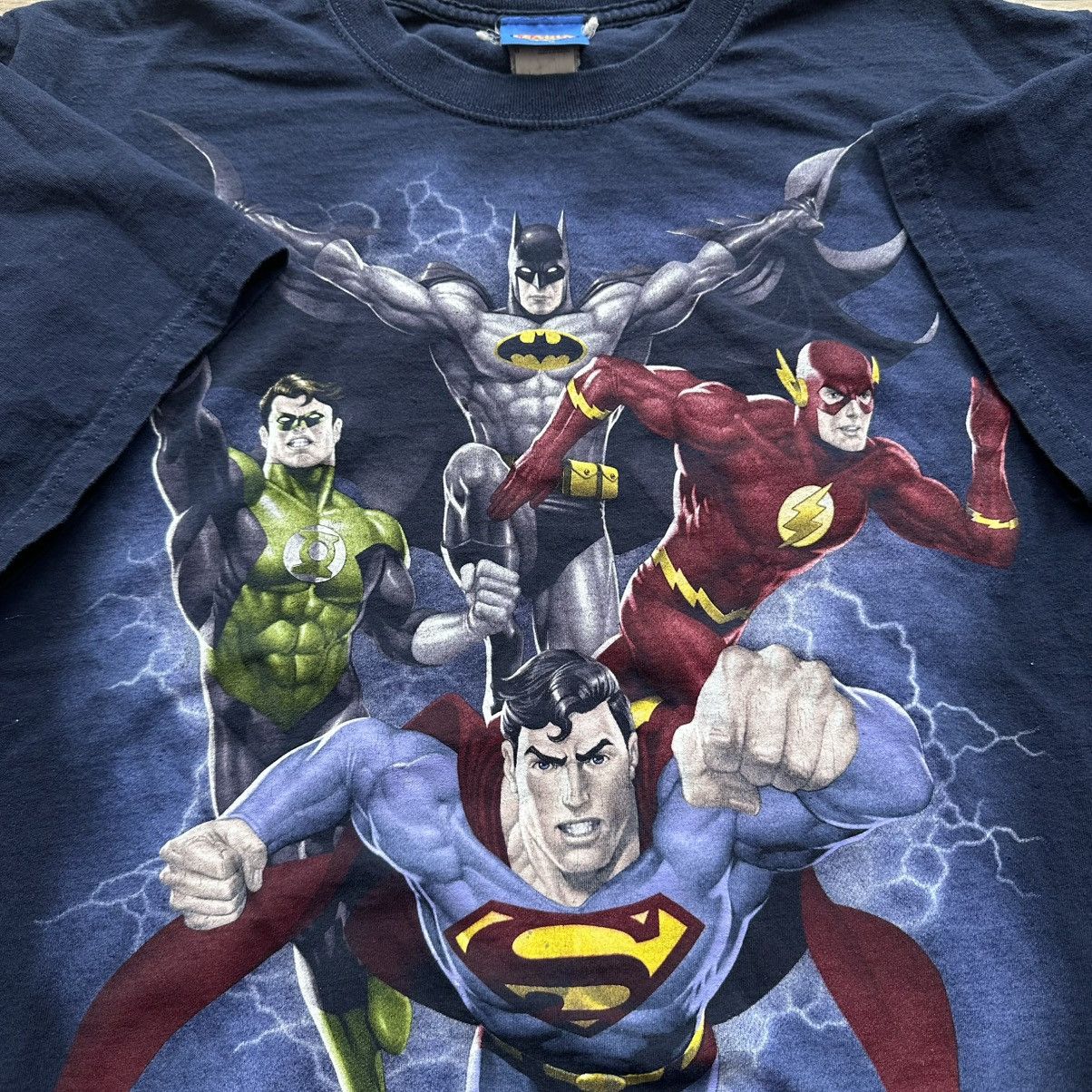DC Comics Vintage 2000s DC Comics Justice League Superhero Graphic Tee Size US L / EU 52-54 / 3 - 5 Thumbnail