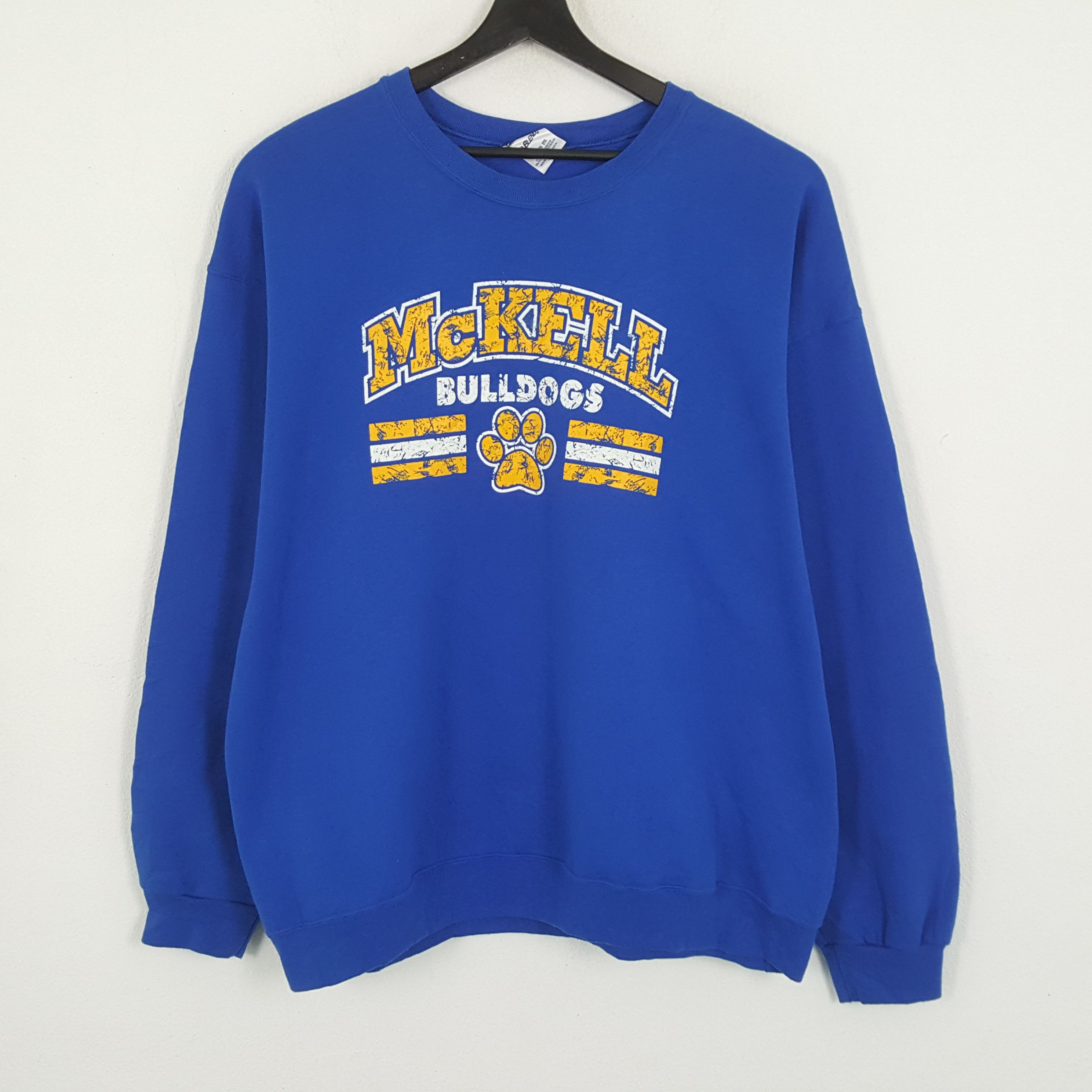 Vintage MCKELL BULLDOGS Center Design Streetwear Sweatshirt Size US XXL / EU 58 / 5 - 1 Thumbnail