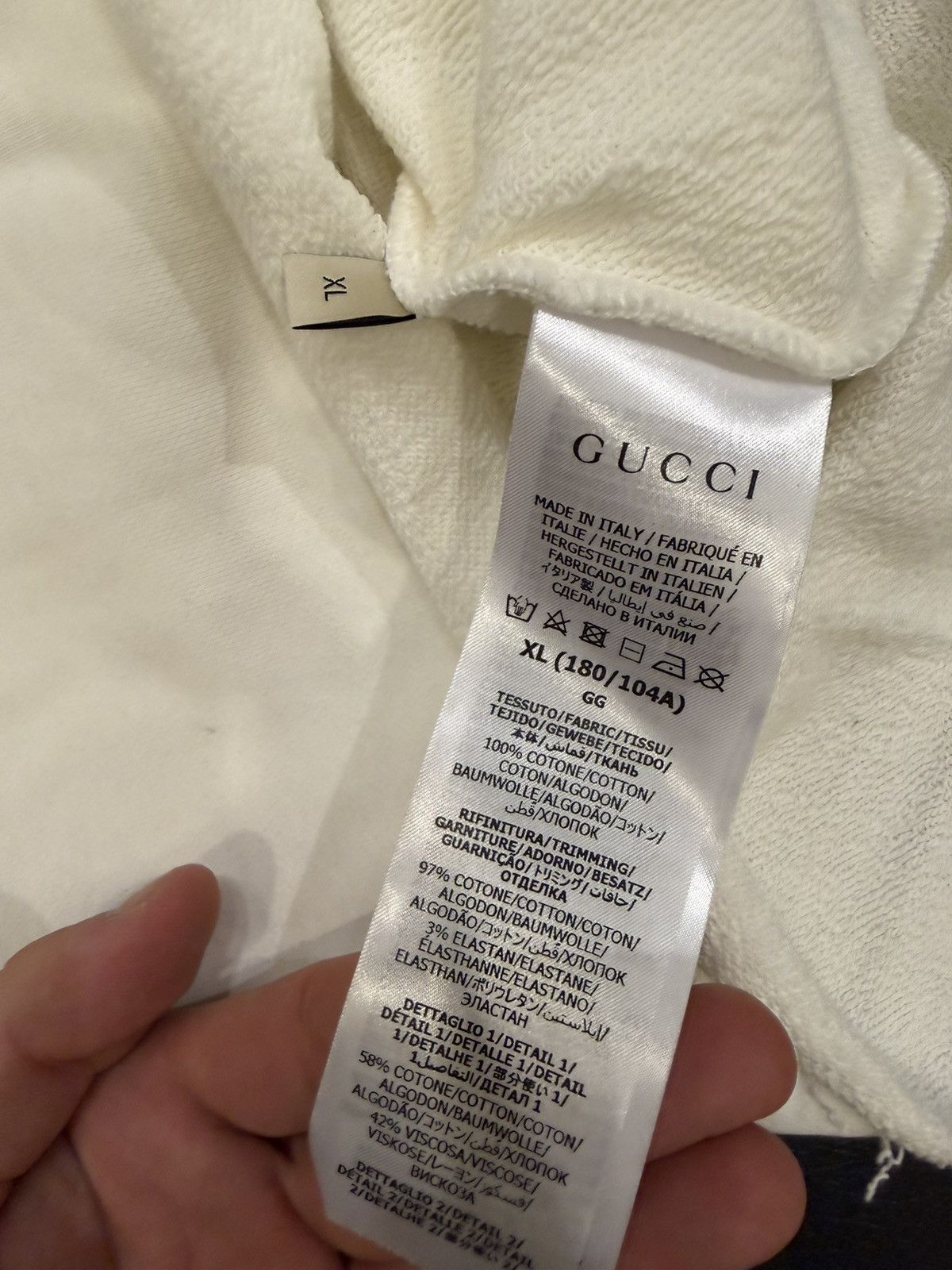 Gucci Gucci X Adidas Oversized Hooded Sweatshirt Size US XL / EU 56 / 4 - 4 Thumbnail