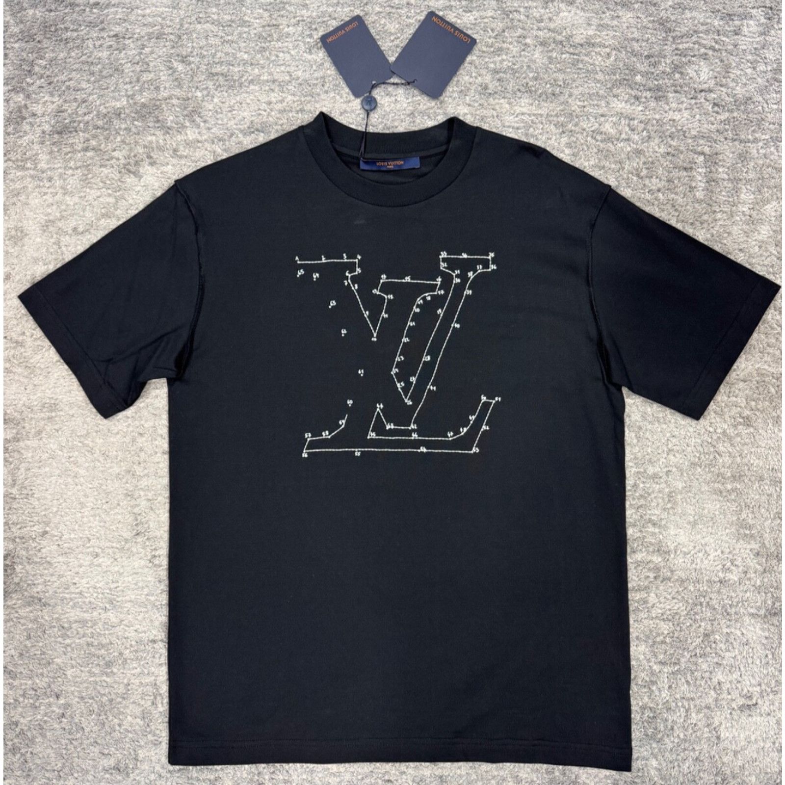 Louis Vuitton Louis Vuitton Stitch Print Embroidery Short Sleeve T-Shirt Size US M / EU 48-50 / 2 - 4 Thumbnail