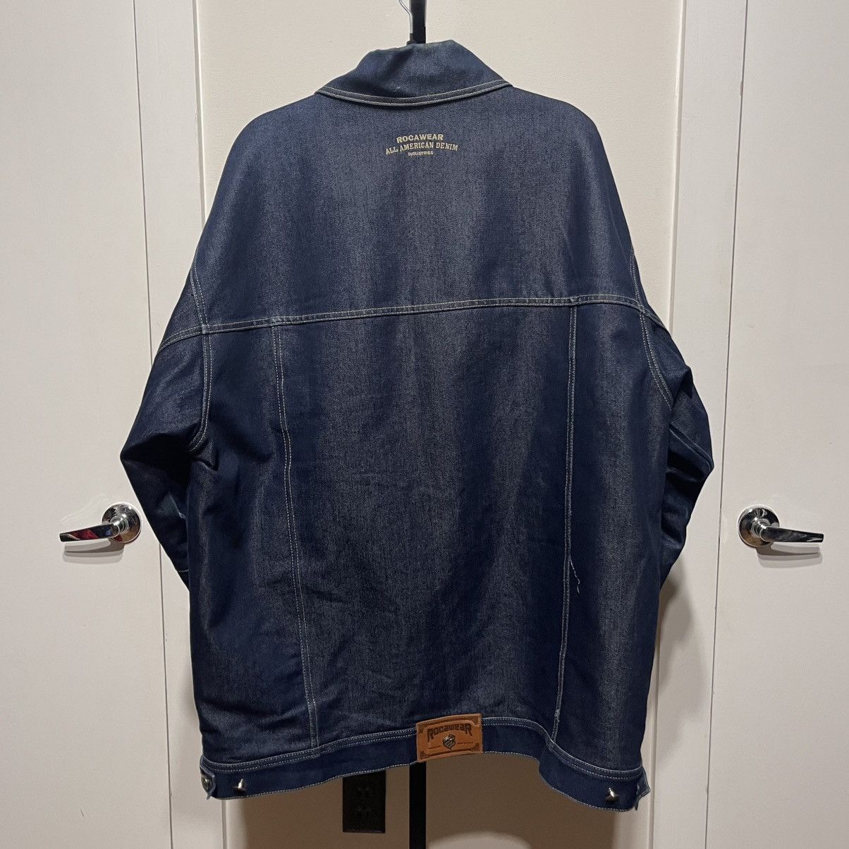 Rocawear × Vintage Rocawear Insulated Denim Chore Jacket Streetwear 90s Y2K Size US XXL / EU 58 / 5 - 4 Thumbnail