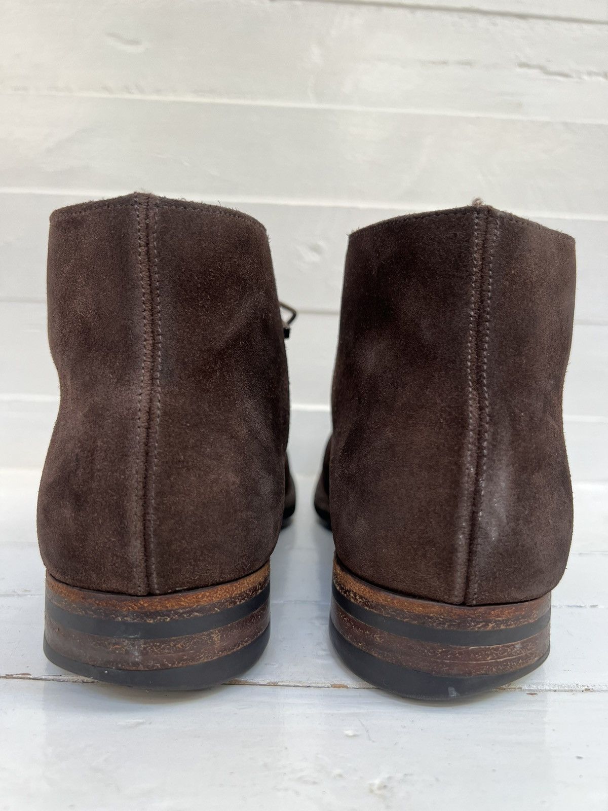 Crockett & Jones Crockett & Jones Tetbury Brown Suede Chukka Lace Up Boots Size US 8.5 / EU 41-42 - 8 Thumbnail