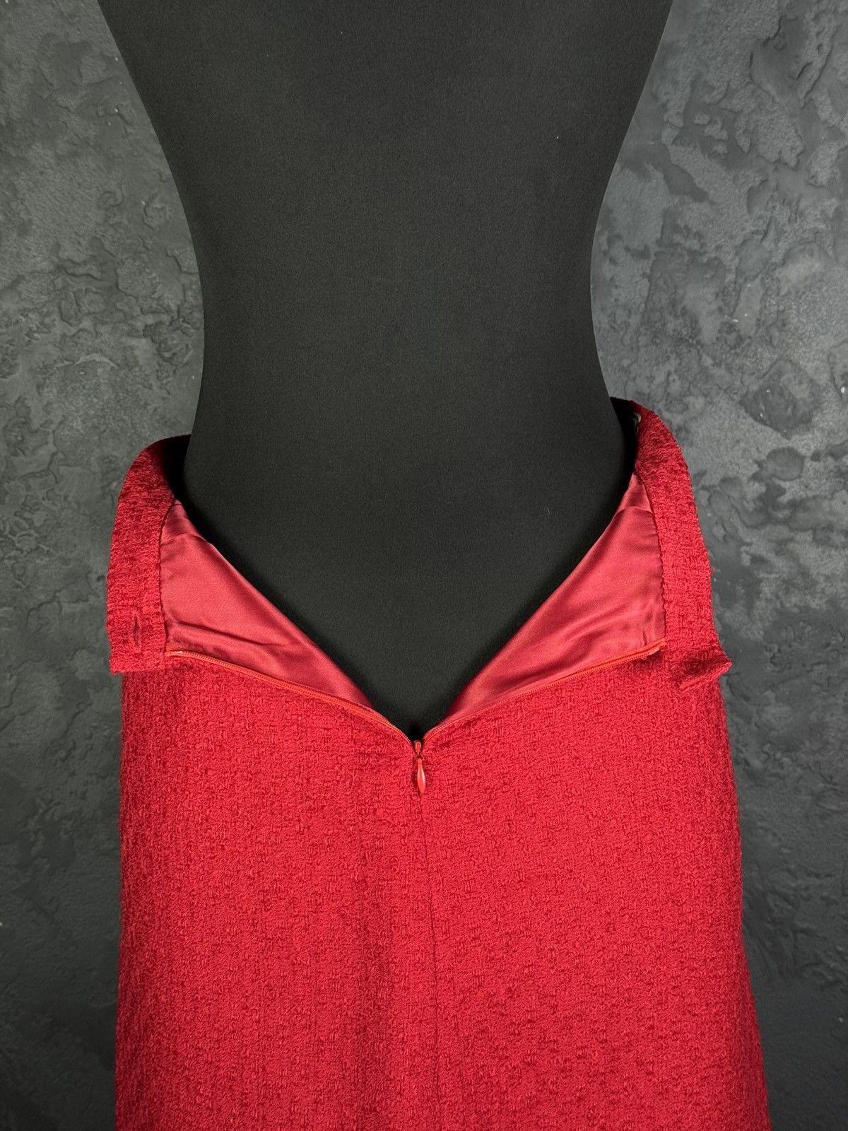 Vintage Archive!! VERSACE Classic V2 80s Red Skirt Jacket Suit Wool Size M / US 6-8 / IT 42-44 - 21 Thumbnail