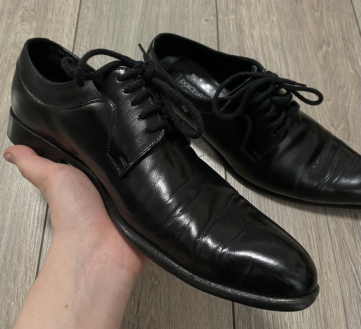 Dolce & Gabbana × Vintage Vintage Shoes Dolce Gabbana D&G Formal Oxfords Derby Loafers Size US 8.5 / EU 41-42 - 5 Thumbnail