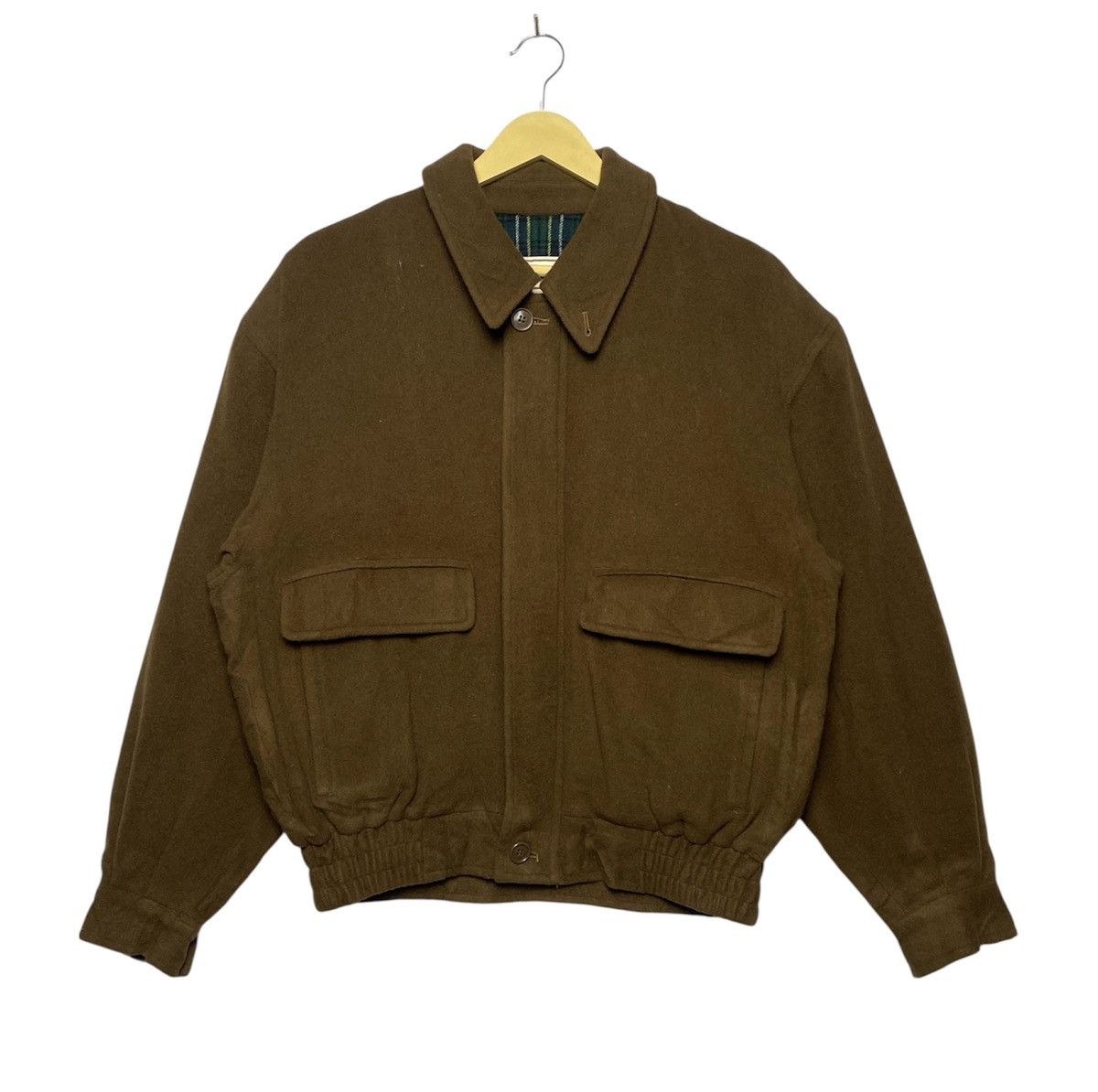 Christian Dior Monsieur Vintage 90s Brown Christian Dior Sport Wool Bomber Jacket Size US M / EU 48-50 / 2 - 1 Thumbnail