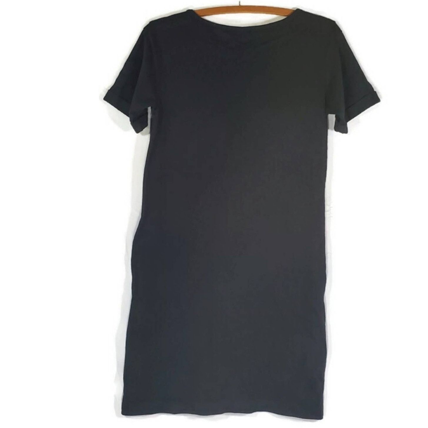Uniqlo Uniqlo | Versatile Black & Grey T-shirt Dress | Small Size S / US 4 / IT 40 - 2 Thumbnail