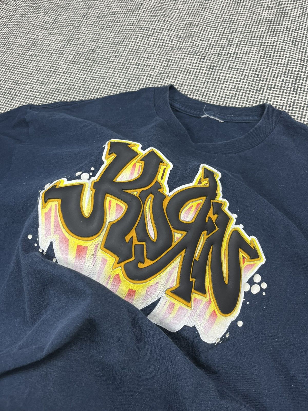 Band Tees × Vintage 90s Korn puff print rare boxy t-shirt vintage band tee rare Size US XL / EU 56 / 4 - 2 Thumbnail