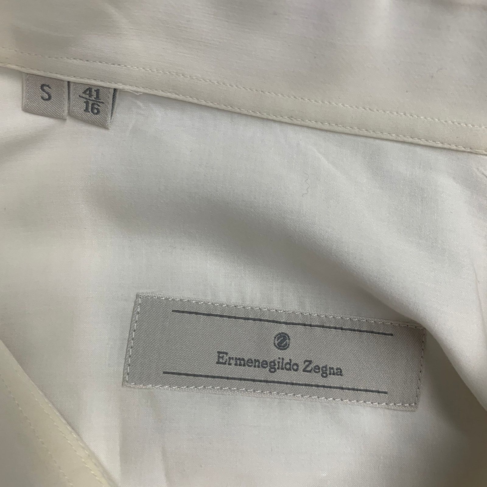 Ermenegildo Zegna ERMENEGILDO ZEGNA Wingtip French Cuff Tuxedo Long Sleeve Size 42R - 9 Thumbnail