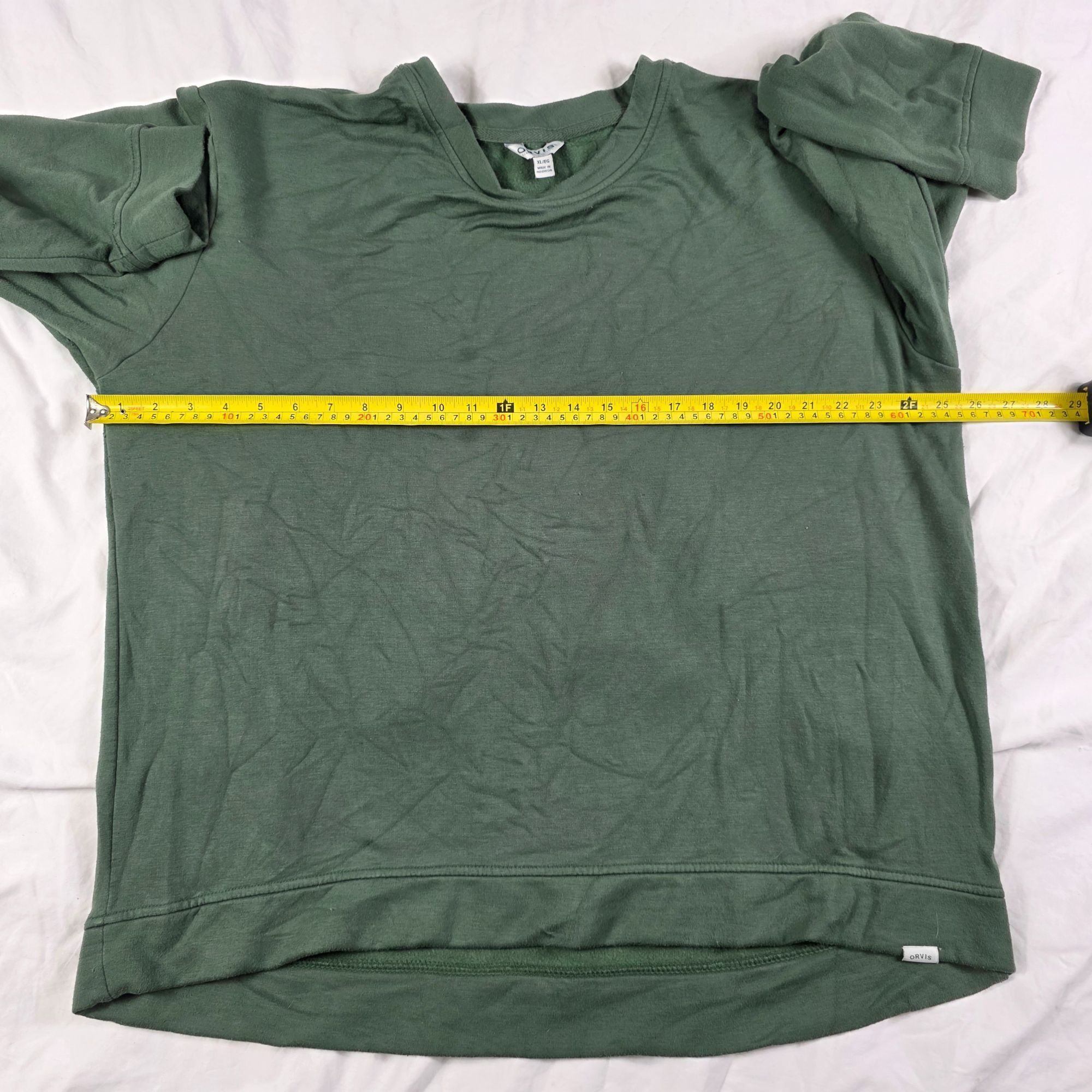Orvis Orvis Womens XL Green Long Sleeve Crewneck Pullover Sweater Size XL / US 12-14 / IT 48-50 - 6 Thumbnail