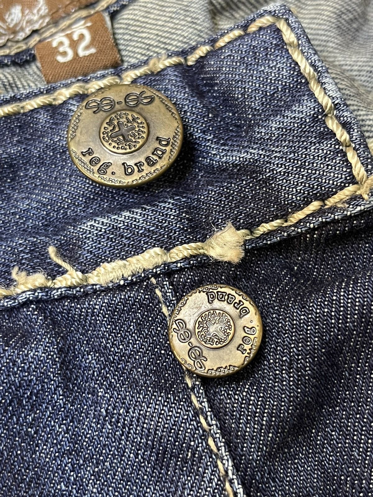 Japanese Brand SICK🔥JAPANESE BRAND REG 98-86 STYLE JEANS Size US 32 / EU 48 - 15 Thumbnail